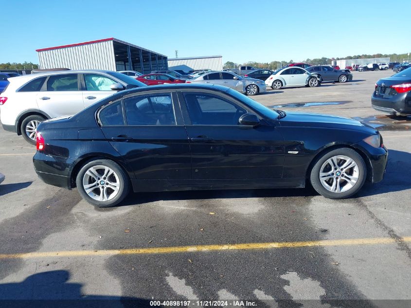 2008 BMW 328I VIN: WBAVA37538NL56511 Lot: 40898197