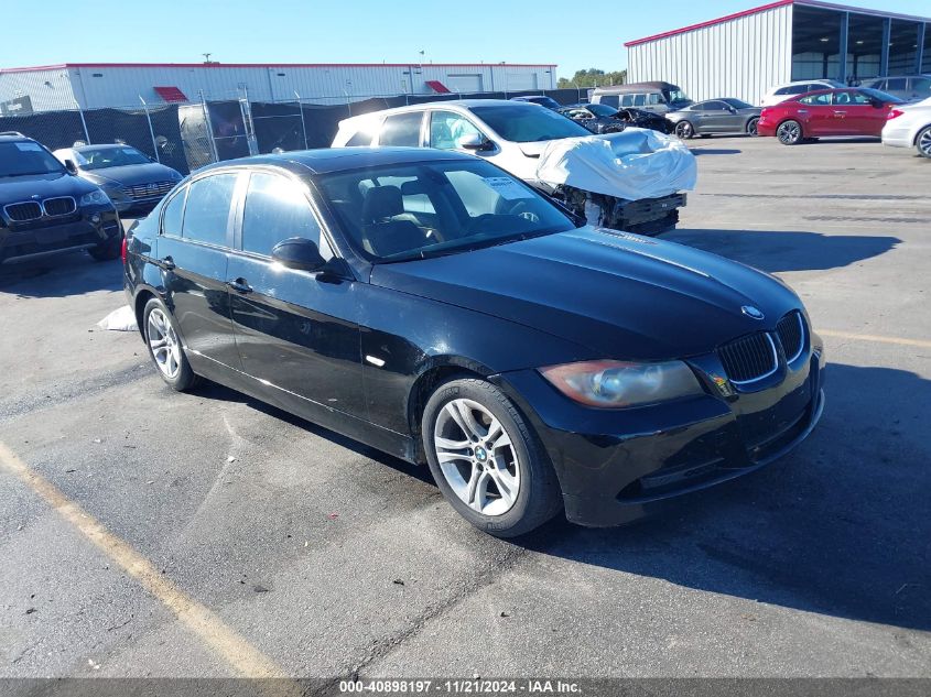 2008 BMW 328I VIN: WBAVA37538NL56511 Lot: 40898197