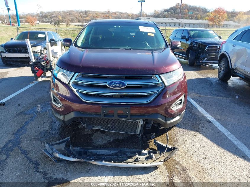 2018 Ford Edge Sel VIN: 2FMPK4J82JBB49509 Lot: 40898232