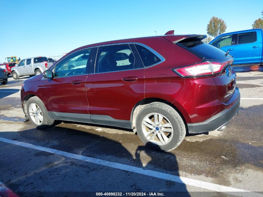 2018 Ford Edge Sel VIN: 2FMPK4J82JBB49509 Lot: 40898232