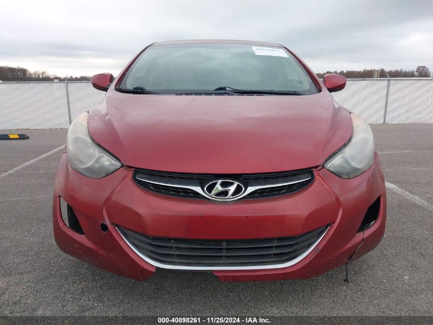 2013 Hyundai Elantra Gls VIN: 5NPDH4AE2DH220583 Lot: 40898261