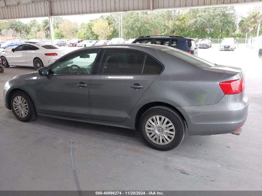 2014 Volkswagen Jetta 2.0L S VIN: 3VW2K7AJ6EM256115 Lot: 40898274