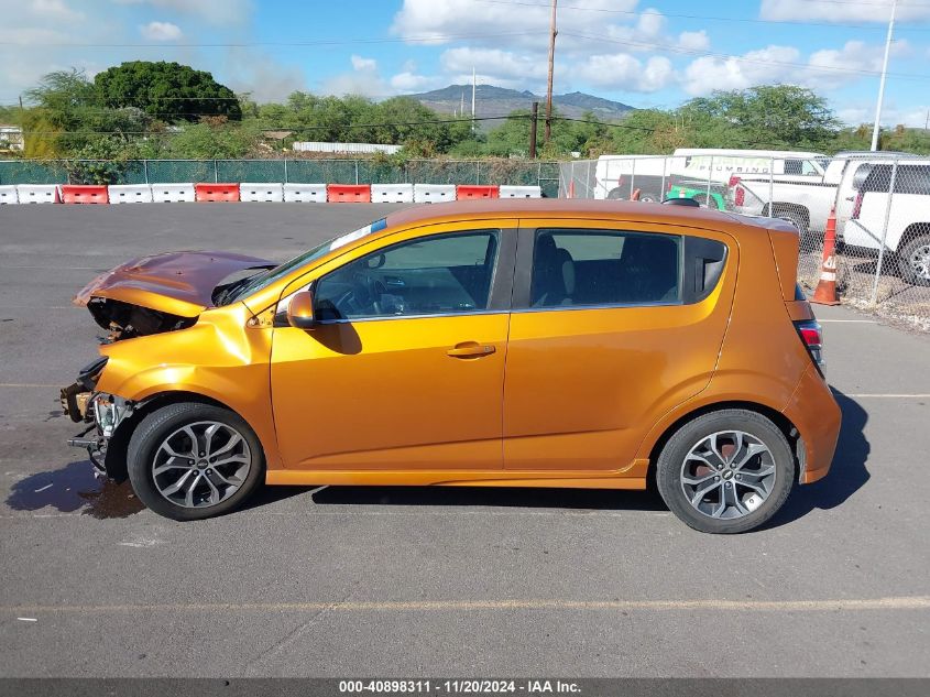 2017 CHEVROLET SONIC LT AUTO - 1G1JD6SH6H4108568