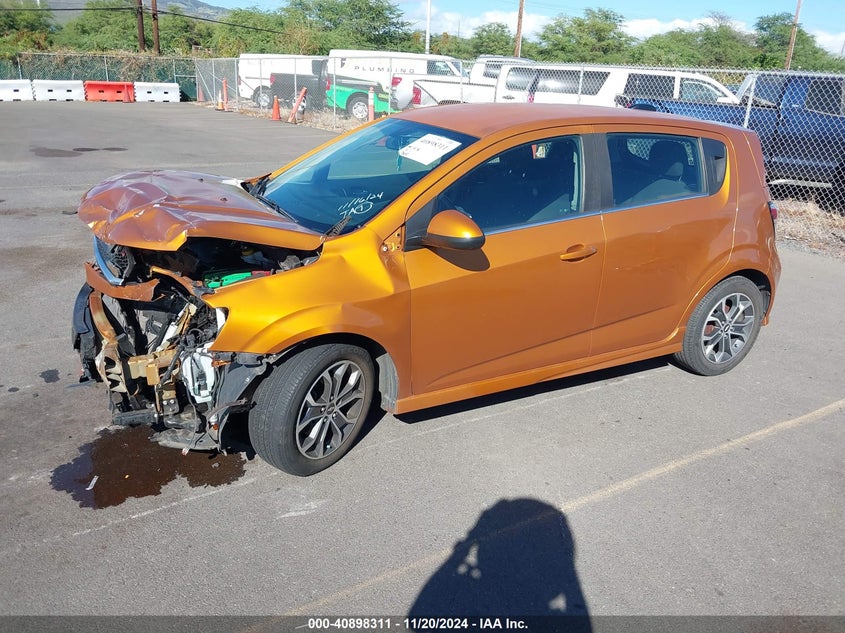 2017 CHEVROLET SONIC LT AUTO - 1G1JD6SH6H4108568