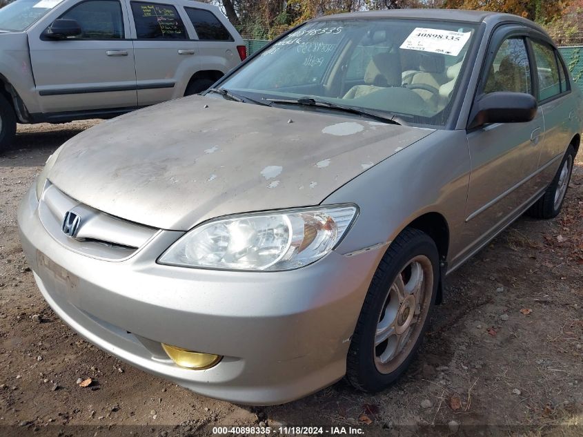 2004 Honda Civic Lx VIN: 2HGES155X4H563621 Lot: 40898335