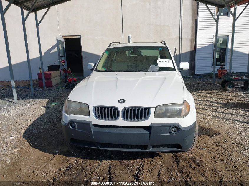 2005 BMW X3 3.0I VIN: WBXPA93465WD03681 Lot: 40898387