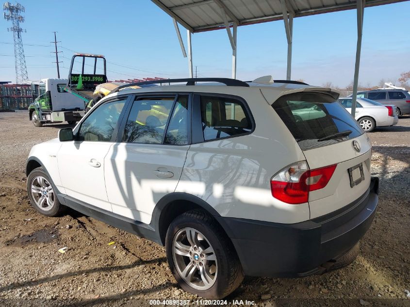 2005 BMW X3 3.0I VIN: WBXPA93465WD03681 Lot: 40898387