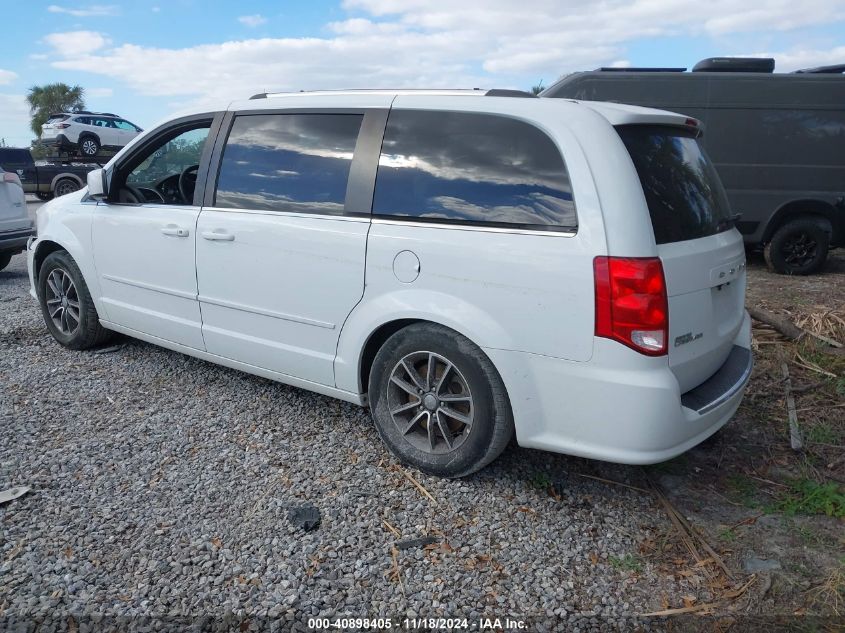 VIN 2C4RDGCG3HR864801 2017 DODGE GRAND CARAVAN SXT