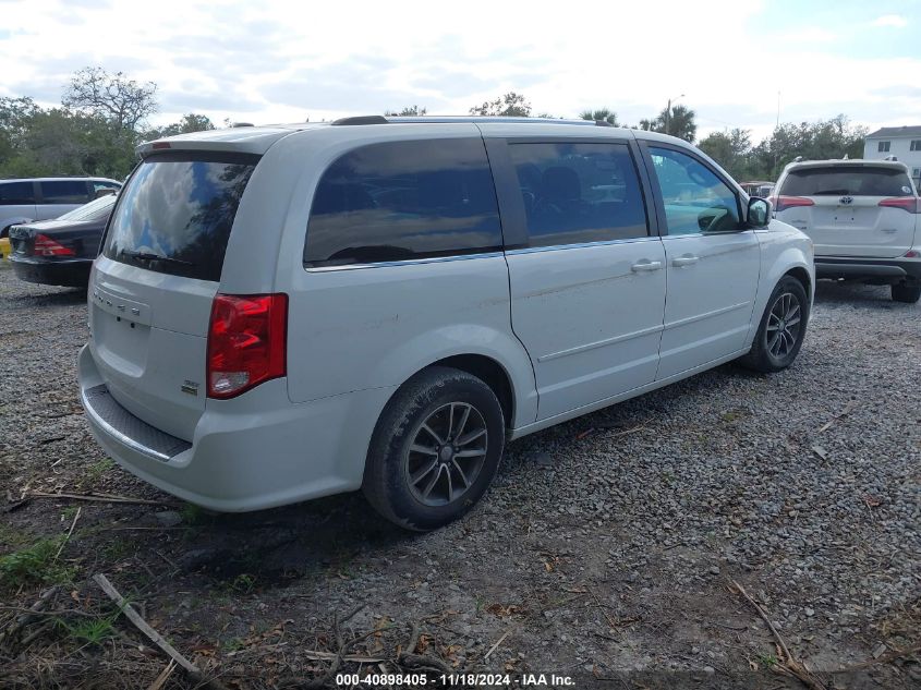 VIN 2C4RDGCG3HR864801 2017 DODGE GRAND CARAVAN SXT