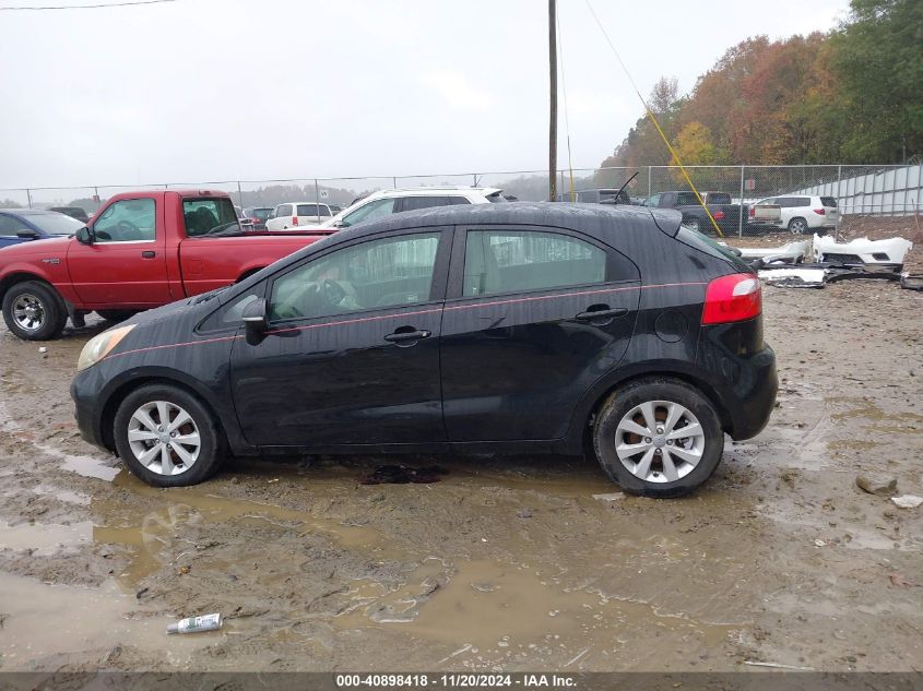 2013 Kia Rio Ex VIN: KNADN5A35D6103276 Lot: 40898418