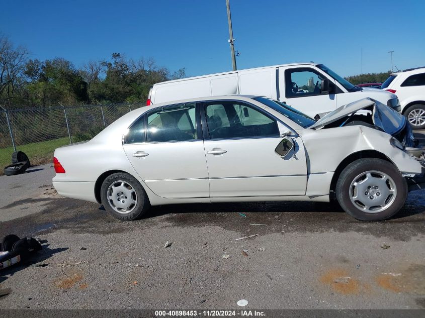 2002 Lexus Ls 430 VIN: JTHBN30F620072080 Lot: 40898453