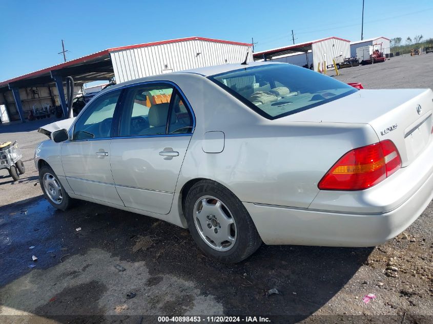 2002 Lexus Ls 430 VIN: JTHBN30F620072080 Lot: 40898453