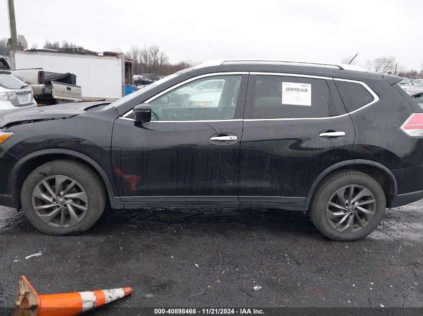 VIN KNMAT2MVXGP716645 2016 Nissan Rogue, SL no.14