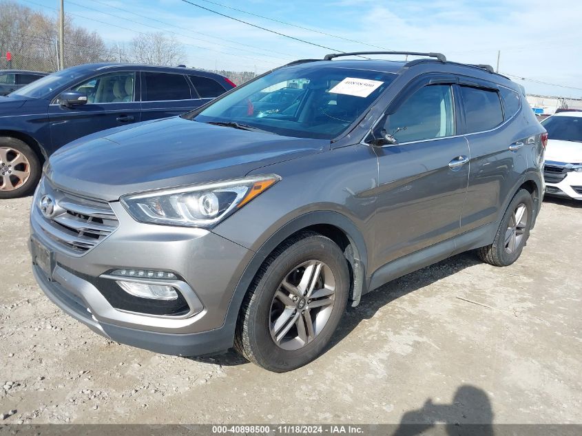 VIN 5NMZUDLB2JH062663 2018 Hyundai Santa Fe, Sport... no.2