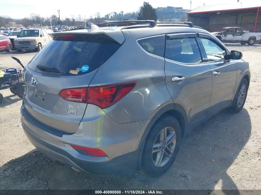 VIN 5NMZUDLB2JH062663 2018 Hyundai Santa Fe, Sport... no.4