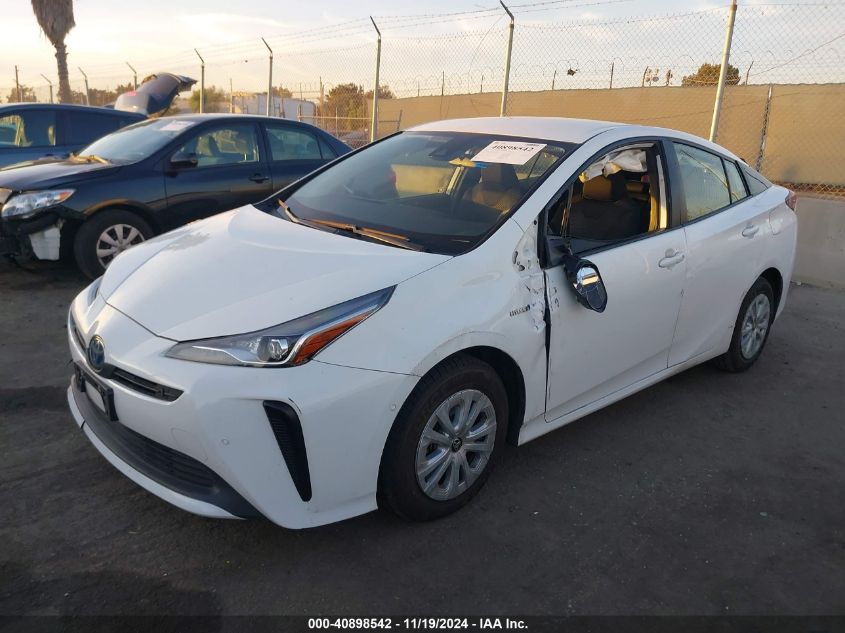 VIN JTDKAMFUXM3149771 2021 Toyota Prius, LE no.2