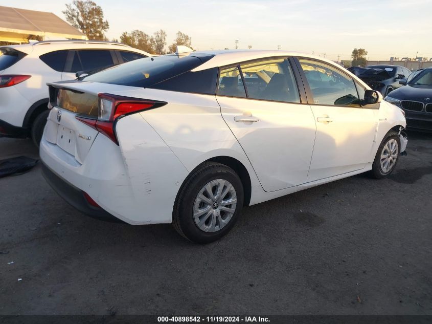 VIN JTDKAMFUXM3149771 2021 Toyota Prius, LE no.4