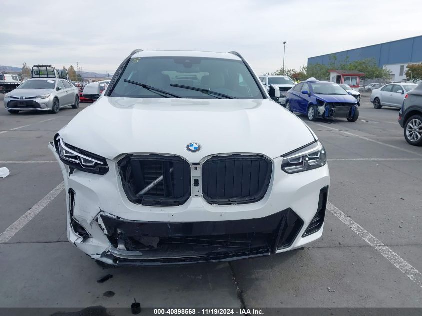 2022 BMW X3 xDrive30I VIN: 5UX53DP00N9K29600 Lot: 40898568