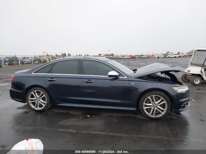 2016 Audi S6 4.0T Premium Plus VIN: WAUH2BFC3GN101750 Lot: 40898598