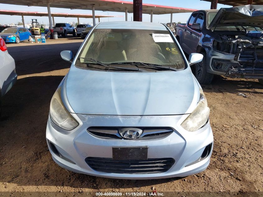 2012 Hyundai Accent Gls VIN: KMHCT4AE6CU094903 Lot: 40898609