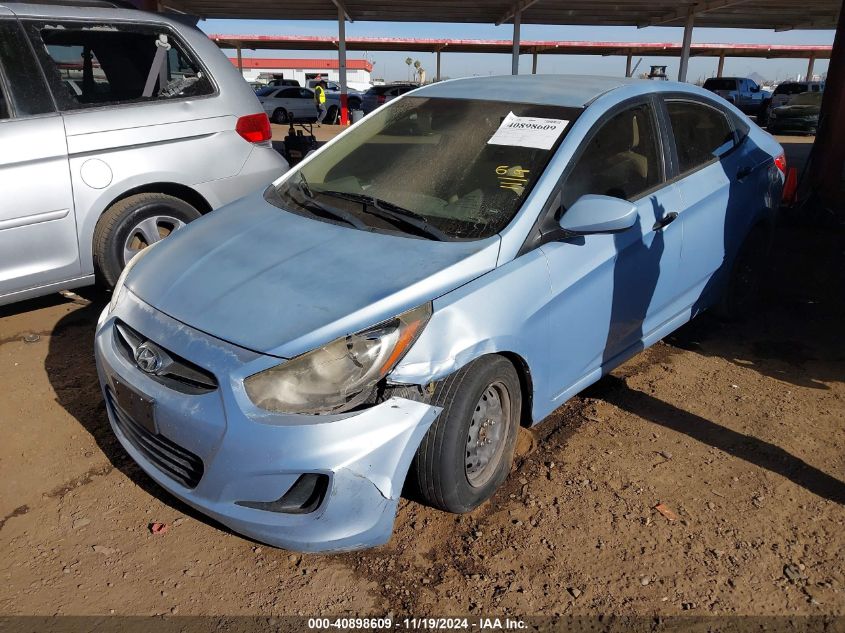 2012 Hyundai Accent Gls VIN: KMHCT4AE6CU094903 Lot: 40898609