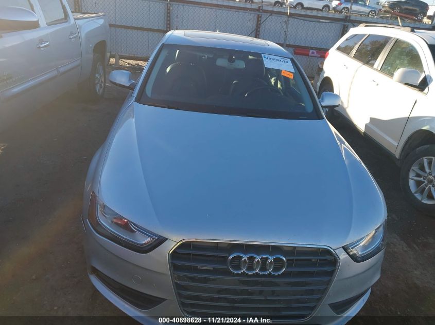 2013 Audi A4 2.0T Premium VIN: WAUFFAFL7DN020509 Lot: 40898628