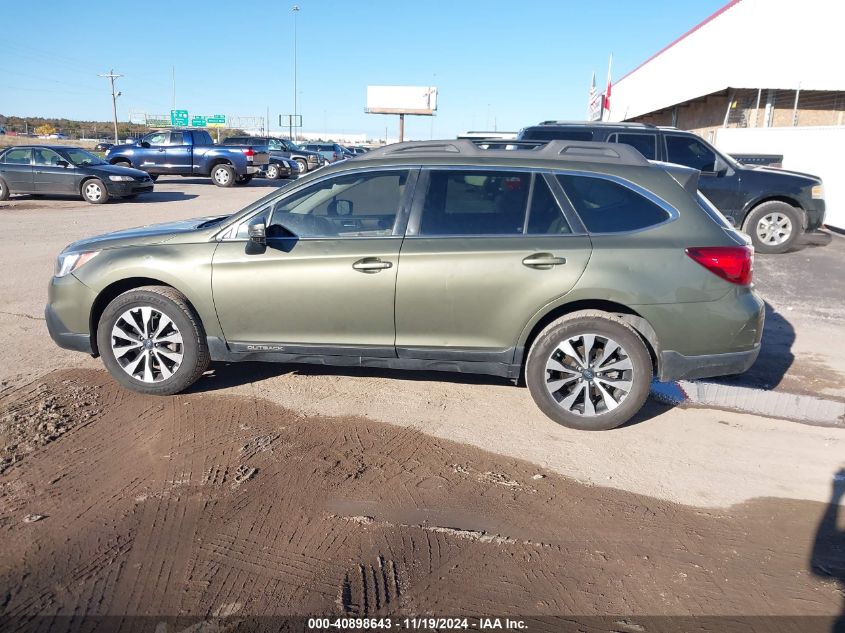 2017 Subaru Outback 2.5I Limited VIN: 4S4BSANC7H3365065 Lot: 40898643