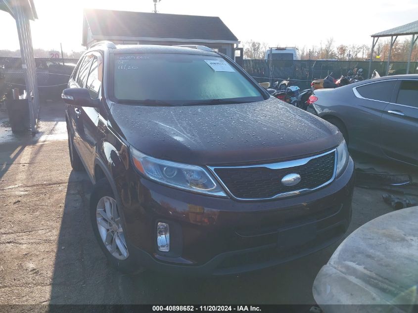 2015 Kia Sorento Lx VIN: 5XYKT3A67FG554515 Lot: 40898652