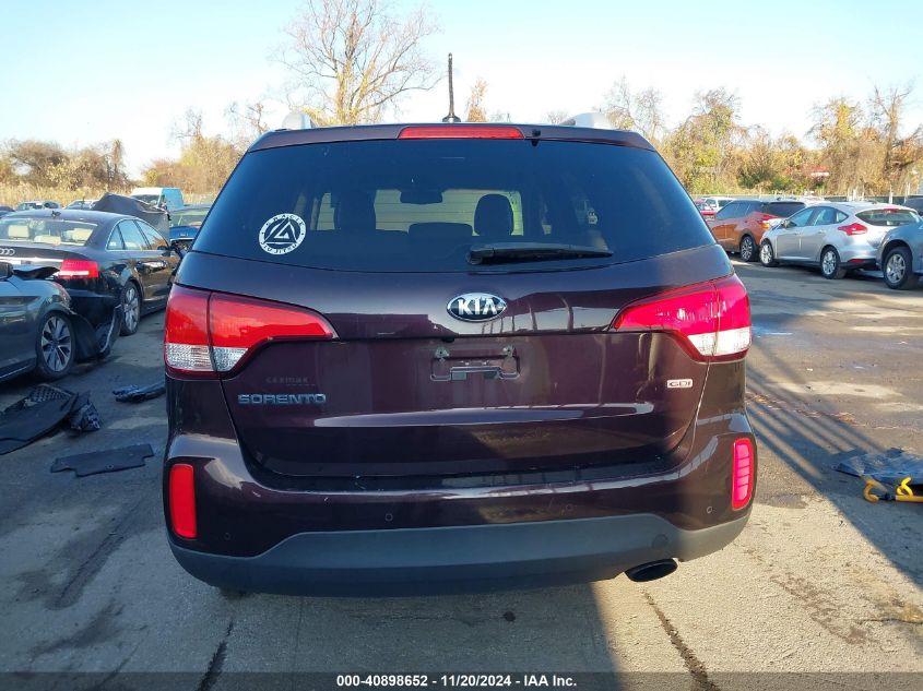 2015 KIA SORENTO LX - 5XYKT3A67FG554515