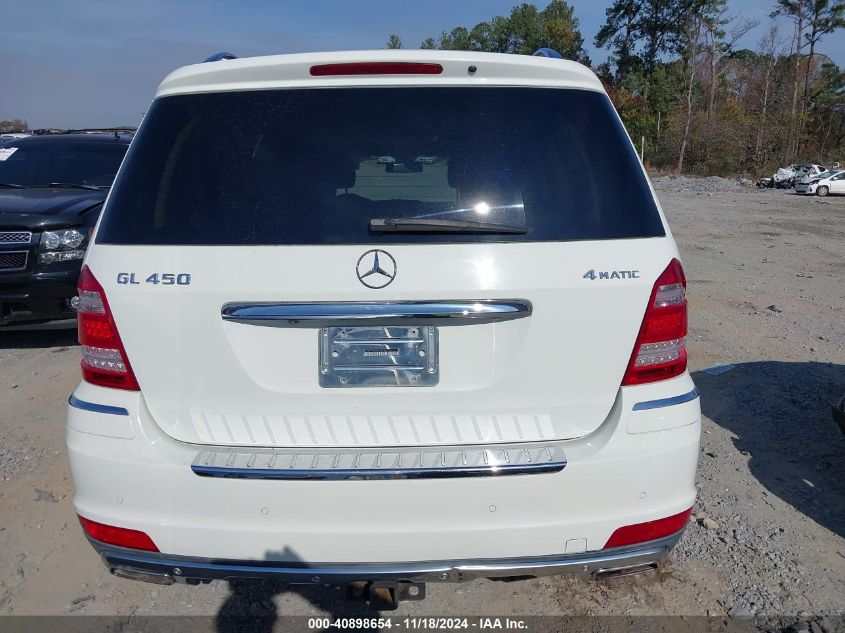 2011 Mercedes-Benz Gl 450 4Matic VIN: 4JGBF7BE8BA736654 Lot: 40898654