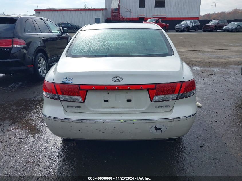 2006 Hyundai Azera Limited/Se VIN: KMHFC46F46A134657 Lot: 40898668