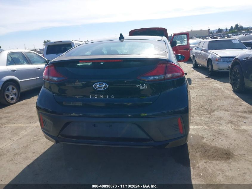 2017 Hyundai Ioniq Hybrid Blue VIN: KMHC65LC1HU039615 Lot: 40898673