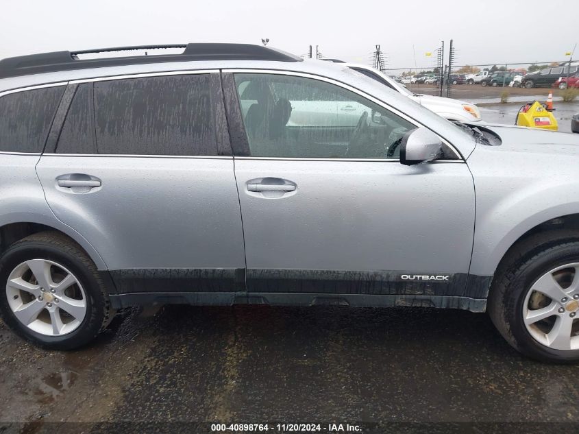 2014 Subaru Outback 2.5I Premium VIN: 4S4BRBCC9E3303716 Lot: 40898764