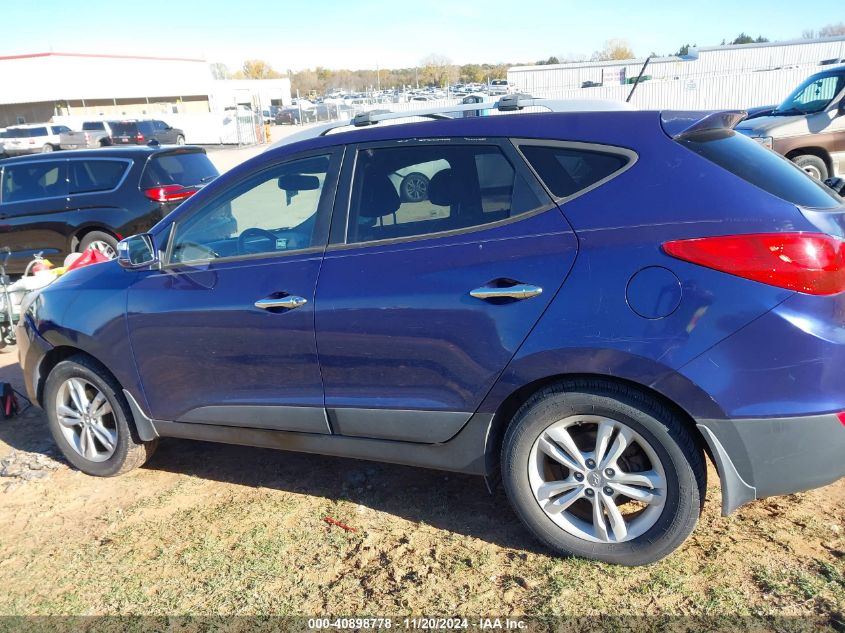 2013 Hyundai Tucson Gls VIN: KM8JUCAC7DU590579 Lot: 40898778