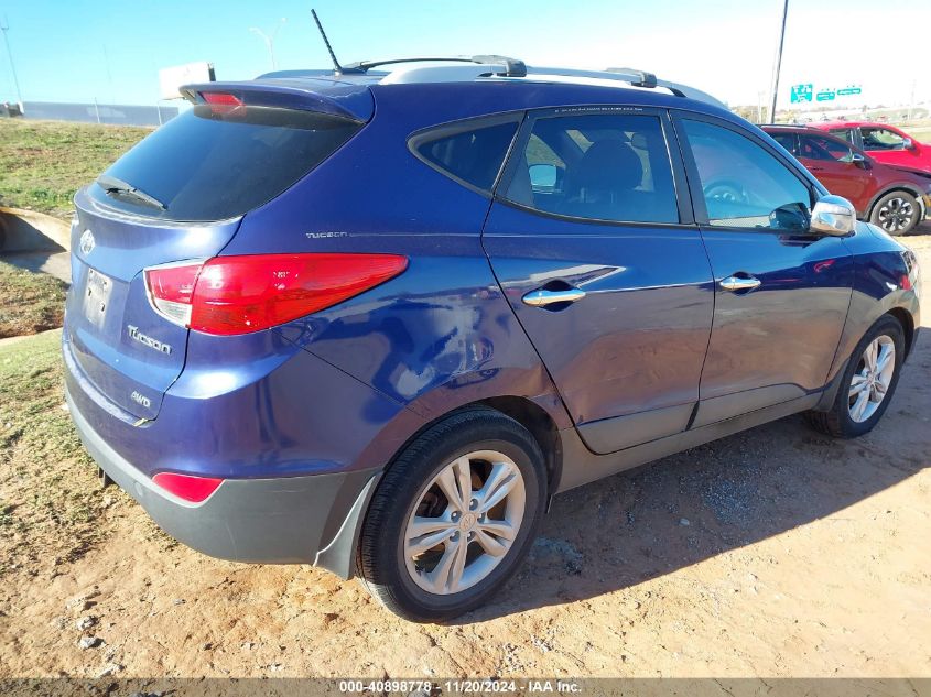 2013 Hyundai Tucson Gls VIN: KM8JUCAC7DU590579 Lot: 40898778