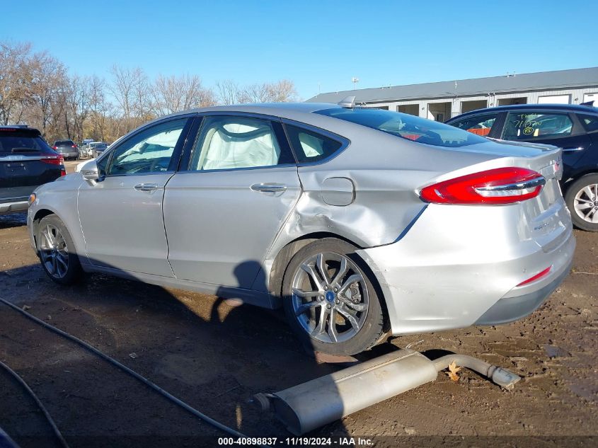 2019 Ford Fusion Sel VIN: 3FA6P0CD2KR151001 Lot: 40898837