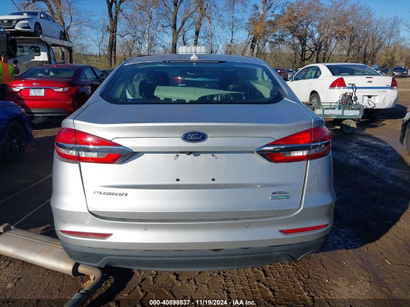 2019 Ford Fusion Sel VIN: 3FA6P0CD2KR151001 Lot: 40898837