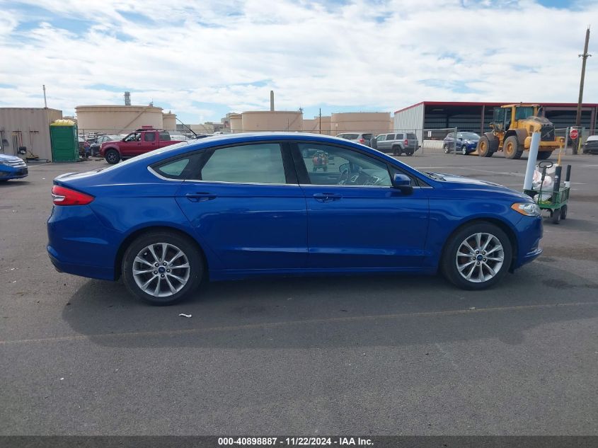 2017 Ford Fusion Se VIN: 3FA6P0HD0HR277309 Lot: 40898887