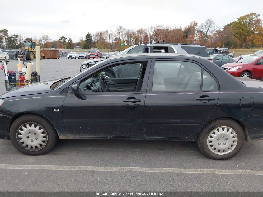 2006 Mitsubishi Lancer Es/Se VIN: JA3AJ26E76U060762 Lot: 40898931