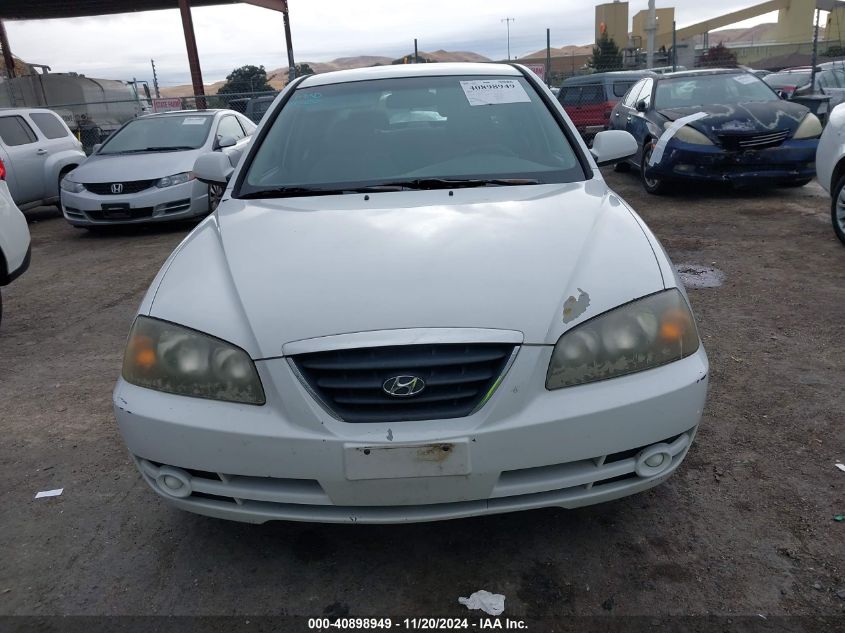 2005 Hyundai Elantra Gls/Gt VIN: KMHDN46D75U010265 Lot: 40898949