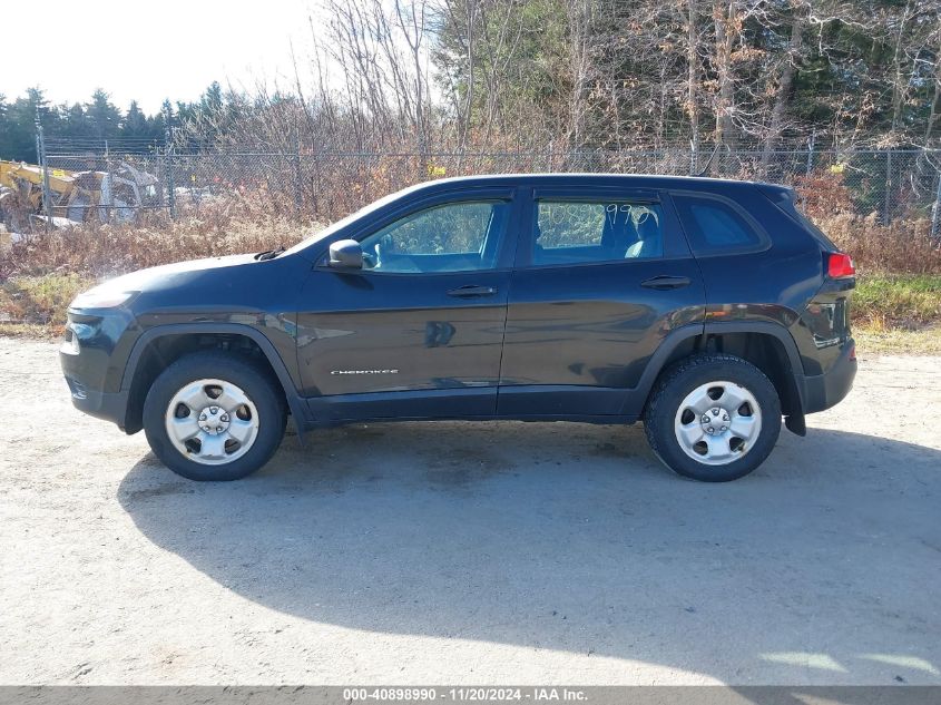 2014 Jeep Cherokee Sport VIN: 1C4PJMAB5EW287116 Lot: 40898990