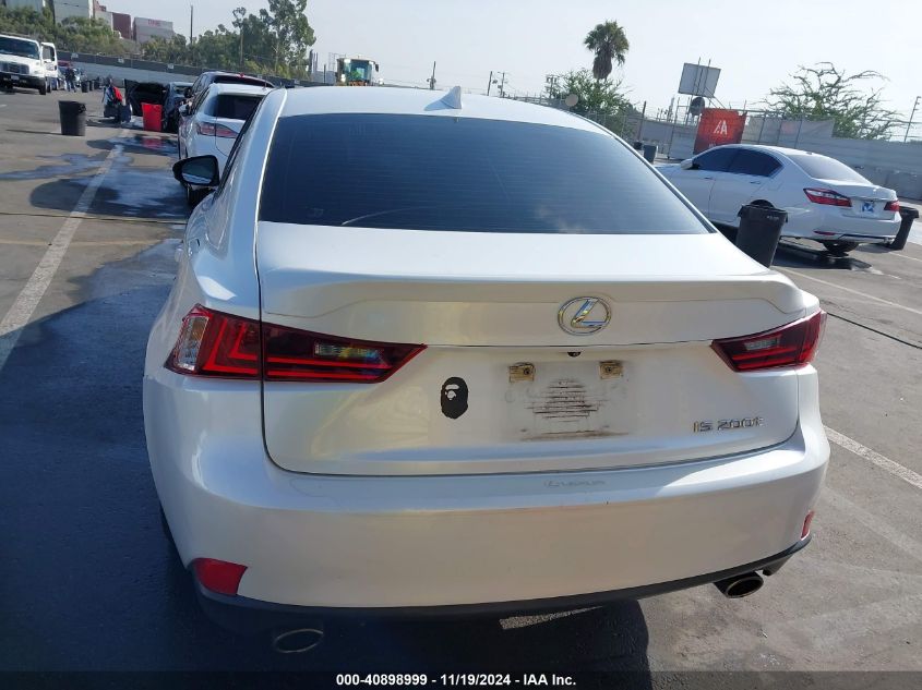 2016 Lexus Is 200T VIN: JTHBA1D25G5031070 Lot: 40898999