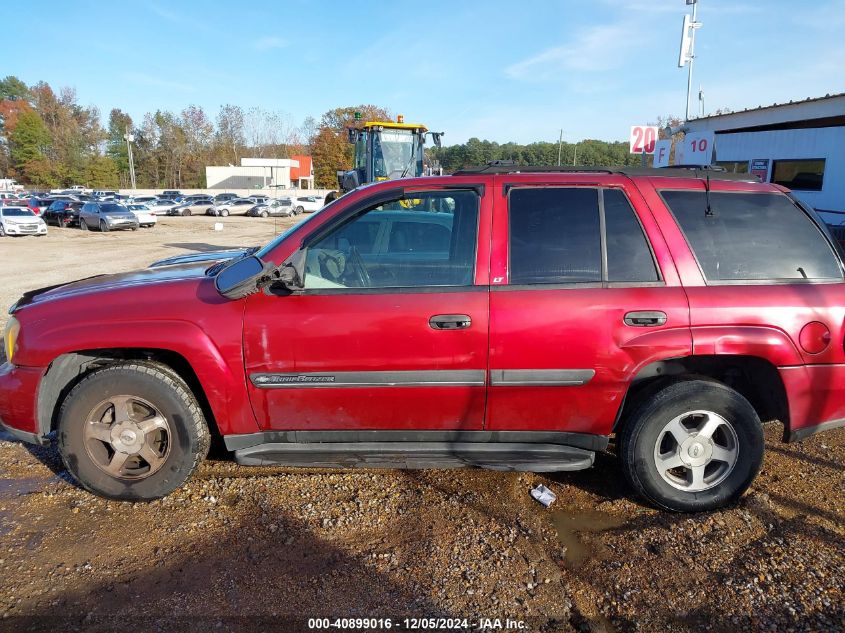 2002 Chevrolet Trailblazer Lt VIN: 1GNDS13S122174138 Lot: 40899016