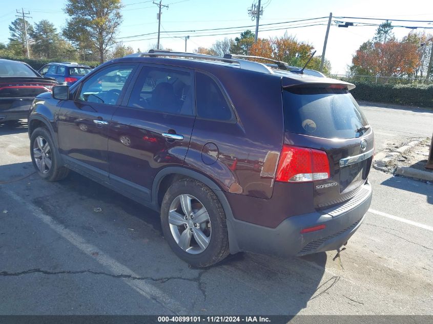 VIN 5XYKU4A66DG337585 2013 KIA Sorento, EX no.3