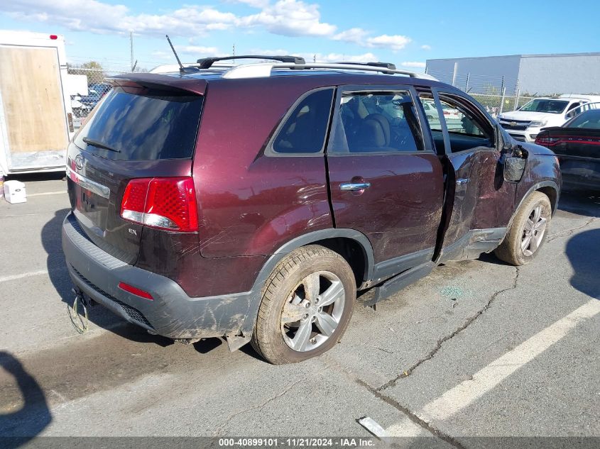 VIN 5XYKU4A66DG337585 2013 KIA Sorento, EX no.4