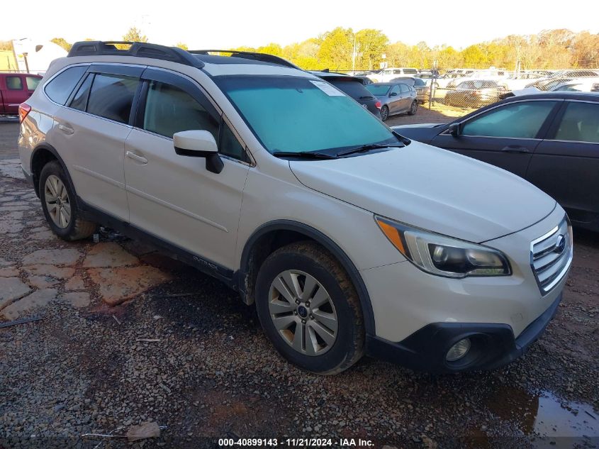 2015 Subaru Outback 2.5I Premium VIN: 4S4BSBDC2F3282518 Lot: 40899143