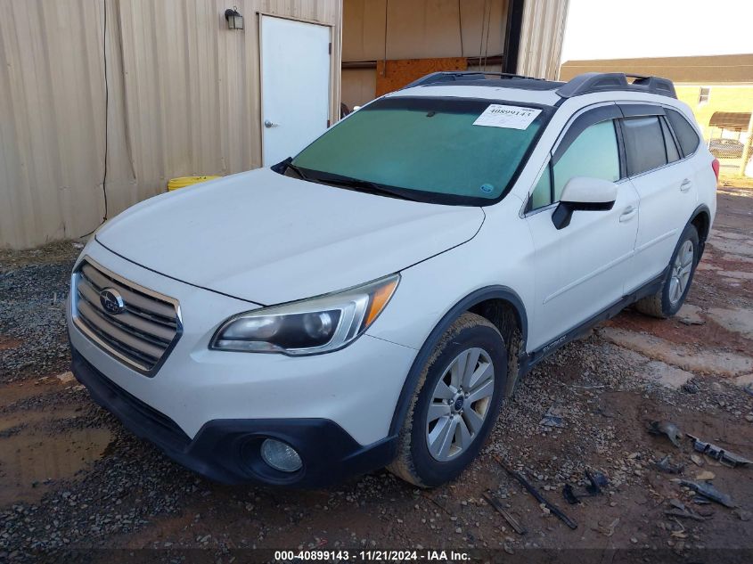 2015 Subaru Outback 2.5I Premium VIN: 4S4BSBDC2F3282518 Lot: 40899143