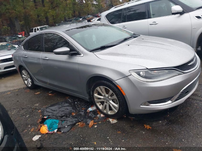 2015 Chrysler 200 Limited VIN: 1C3CCCAB6FN605842 Lot: 40899152