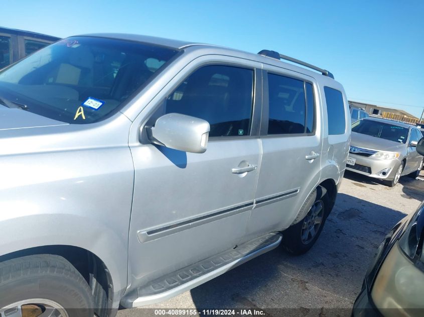 2010 Honda Pilot Touring VIN: 5FNYF3H86AB014081 Lot: 40899155