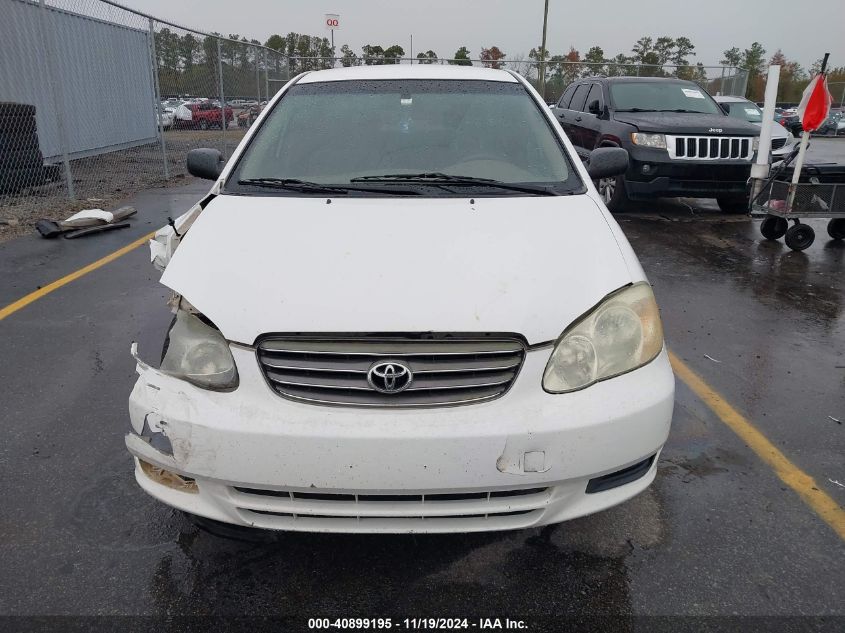 2003 Toyota Corolla Ce VIN: JTDBR32E830012717 Lot: 40899195